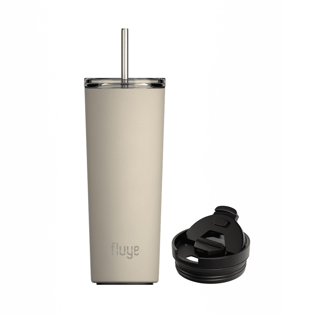 Power Couple: Tumbler Baja Sand + Lock Lid